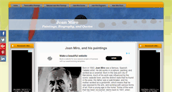 Desktop Screenshot of joan-miro.net