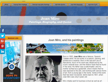 Tablet Screenshot of joan-miro.net